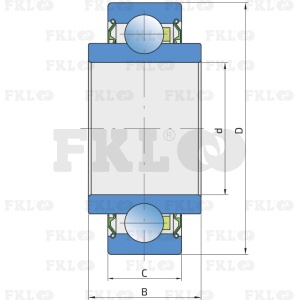 Подшипник шариковый 203KRR.AH05 - изображение 2