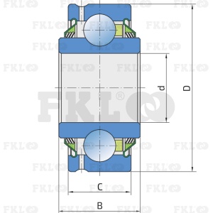 Подшипник шариковый GW211PP25 - изображение 3