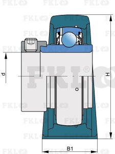 Подшипниковый узел LYS206-2F - изображение 2