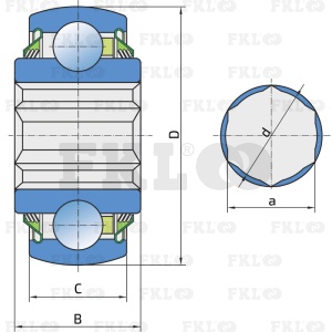 Подшипник шариковый W208PPB16 - изображение 3