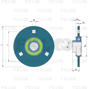 Подшипниковый узел UEC208-2S - изображение 5
