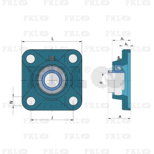 Подшипниковый узел LEF204-2F - изображение 5