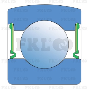 Подшипник шариковый 6209-2RS.K.C3 - изображение 1