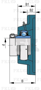 Подшипниковый узел LYF207-2F - изображение 3