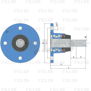 Ступица режущего узла AGRO POINT IL40-110/4H-M24x1.5 - изображение 4