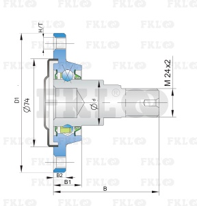 Ступица режущего узла AGRO POINT IL30-100/4T-M24x2 - изображение 3