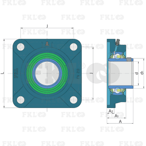 Подшипниковый узел LEFN212-2TB - изображение 6 Подшипниковый узел LEFN212-2TB - изображение 6