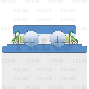 Подшипник шариковый двухрядный SL5204/16.25-2T - изображение 3