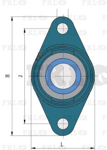 Подшипниковый узел LEN204-2F - изображение 2