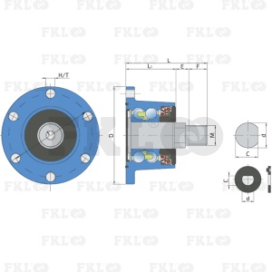 Ступица режущего узла левая AGRO POINT IL50-100/6T-M24-L (LEMKEN 5554513)  - изображение 5