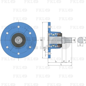 Ступица режущего узла AGRO POINT IL40-112/5T-M24x2 - изображение 3