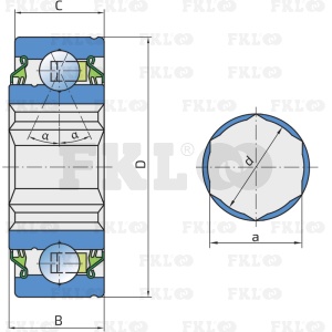 Подшипник шариковый SL53-014-2T - изображение 4