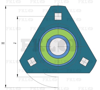 Подшипниковый узел UED206-2S - изображение 3