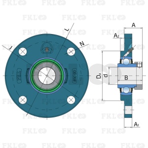 Подшипниковый узел LYGS308-2F - изображение 3