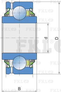 Подшипник шариковый GW211PP202 - изображение 2