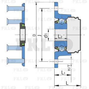 Ступица режущего узла AGRO POINT IL20-75/6H-B17+GK - изображение 3