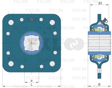 Подшипниковый узел GWST209PPB29 - изображение 2