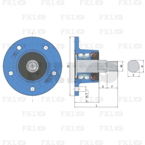 Ступица режущего узла AGRO POINT IL50-112/5T-M24x2 - изображение 2