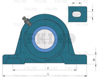 Подшипниковый узел LSS208-2F - изображение 3