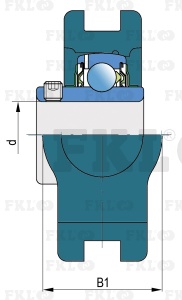 Подшипниковый узел LET206-2F - изображение 3