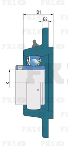 Подшипниковый узел LEG212-2F - изображение 3