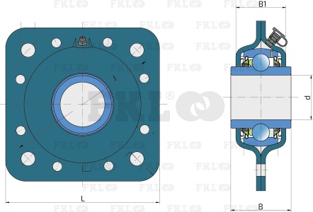 Подшипниковый узел GWST209PPB12*ZN - изображение 1