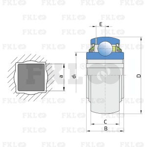 Подшипник шариковый GW209PPB5 - изображение 2