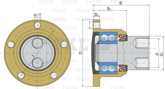 Ступица режущего узла  PL-127-G - изображение 2 Ступица режущего узла  PL-127-G - изображение 2