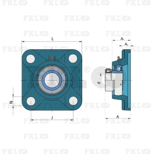 Подшипниковый узел UYF211-2S - изображение 6