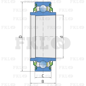 Подшипник шариковый 209KRRK/50.135 - изображение 3