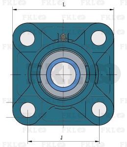 Подшипниковый узел LEF206-2F - изображение 4