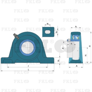 Подшипниковый узел UES204-2S - изображение 4