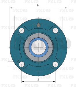 Подшипниковый узел LYG206-2F - изображение 3