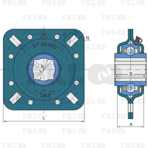 Подшипниковый узел GWST209PPB29 - изображение 4