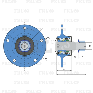 Ступица режущего узла PL-185-155-M30x1.5-LH - изображение 2