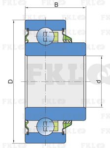 Подшипник шариковый 205KRP2 - изображение 2