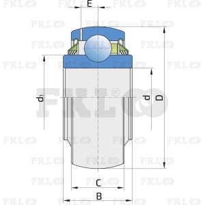 Подшипник шариковый GW209PPB12 - изображение 1