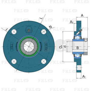 Подшипниковый узел LYGS308-2F - изображение 5