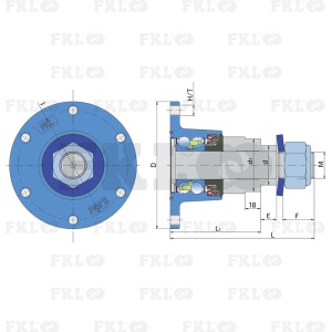 Ступица режущего узла AGRO POINT IL50-125/6T-M30X2-164 - изображение 4