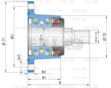 Ступица режущего узла AGRO POINT IL40-98/4T-M22 - изображение 2