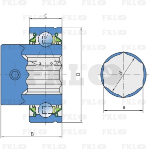 Подшипник шариковый SLU53-012-2T - изображение 4