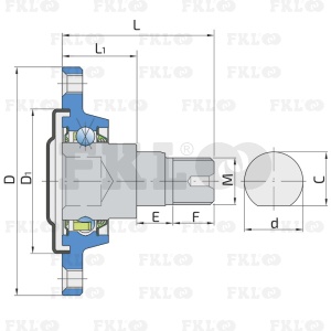 Ступица режущего узла AGRO POINT IL30-100/4T-M24x2 - изображение 5