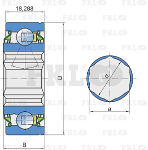 Подшипник шариковый SL53-014-2T - изображение 3