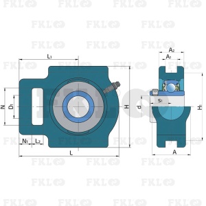 Подшипниковый узел LET205-2F - изображение 5