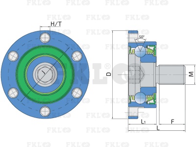 Ступица режущего узла AGRO POINT IL10-60/6T-M16-LH - изображение 4