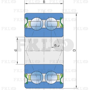 Подшипник шариковый двухрядный SL3303-2S - изображение 5