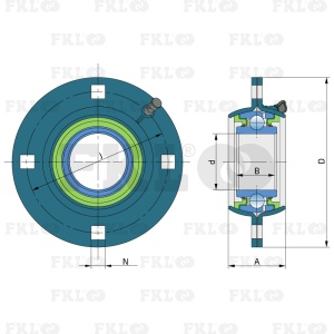 Подшипниковый узел GWST211PPB20 - изображение 4