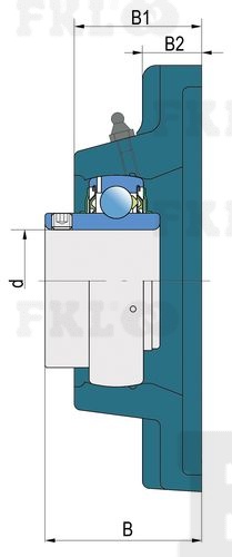 Подшипниковый узел LEFN210-2TB, фото 2