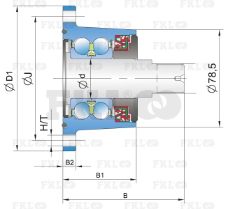 Ступица режущего узла AGRO POINT IL50-98/6T-M24 - изображение 3 Ступица режущего узла AGRO POINT IL50-98/6T-M24 - изображение 3