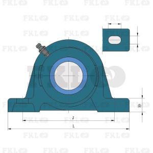Подшипниковый узел LYS207-2F - изображение 3